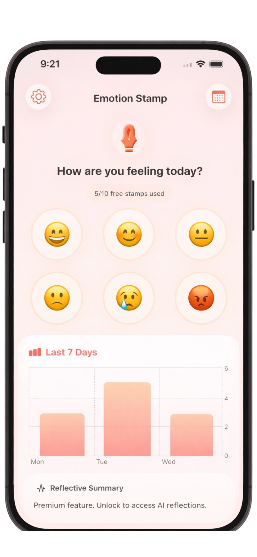 Emotion Stamp App Preview